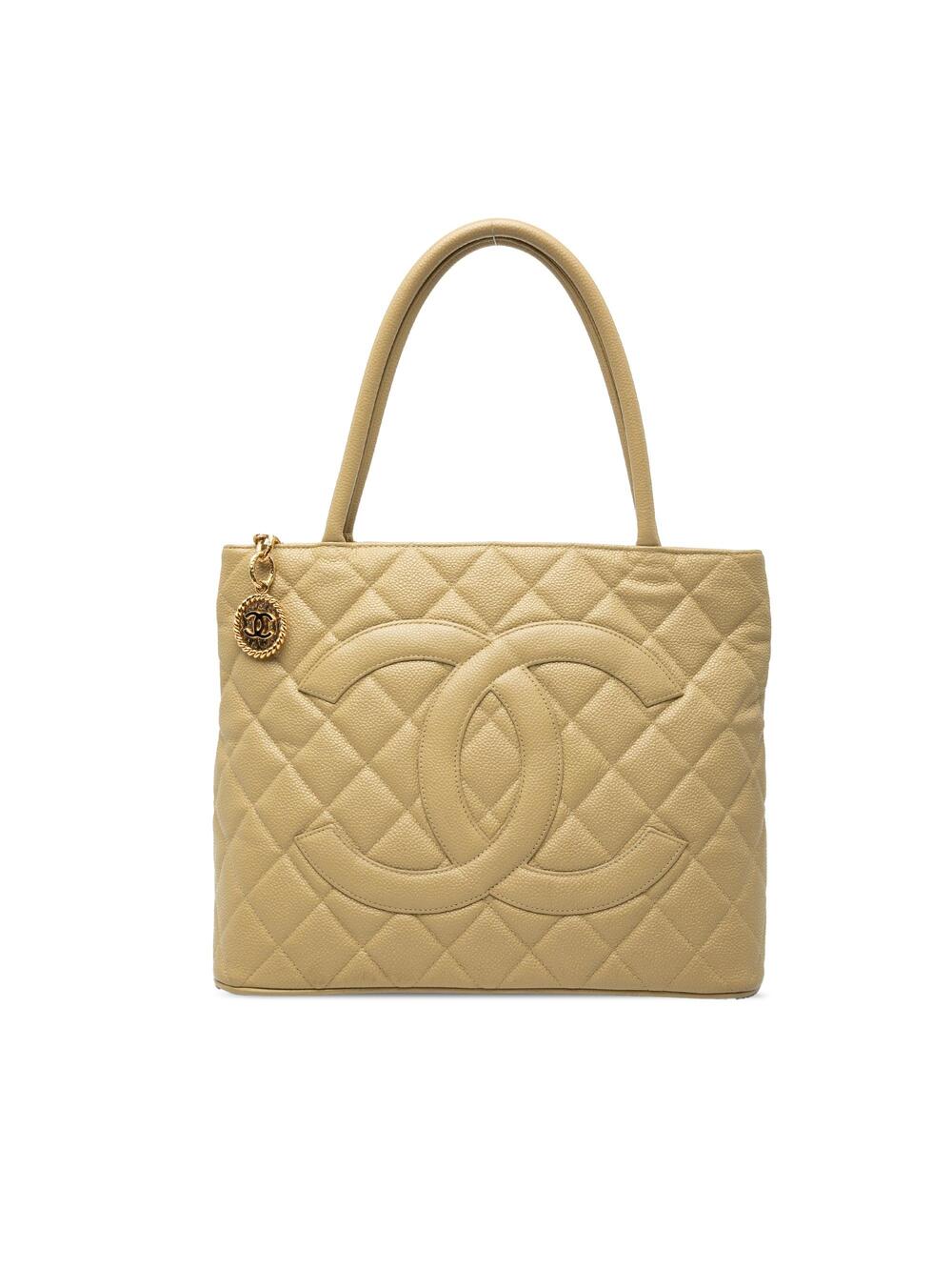Chanel Medallion Tote Quilted Caviar #367738C22B